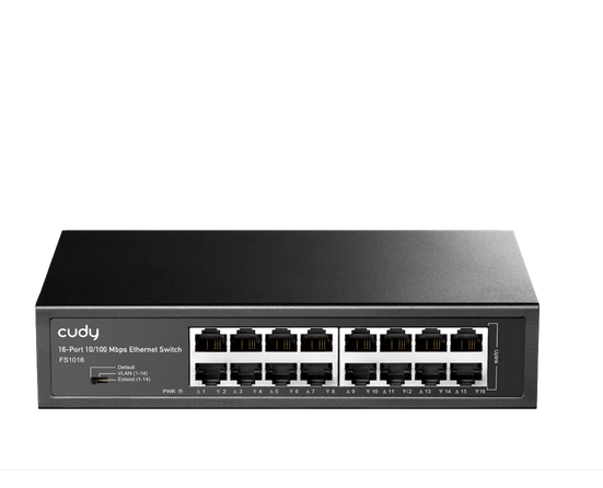 Суич Cudy FS1016, 16 x 10/100Mbps, Metal Switch