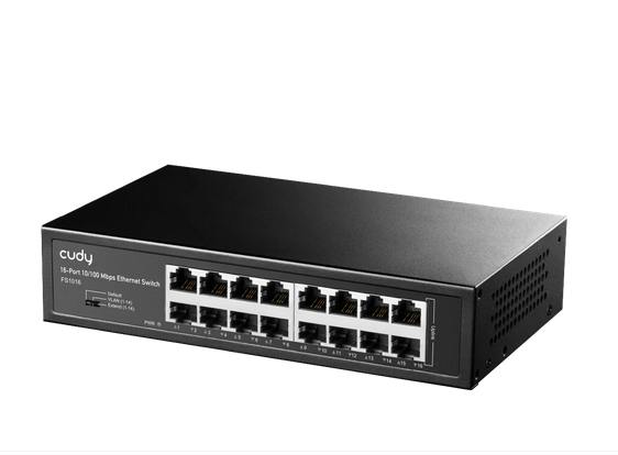 Суич Cudy FS1016, 16 x 10/100Mbps, Metal Switch