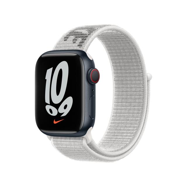 Каишка за часовник Apple Watch 41mm Summit White Nike Sport Loop - Regular