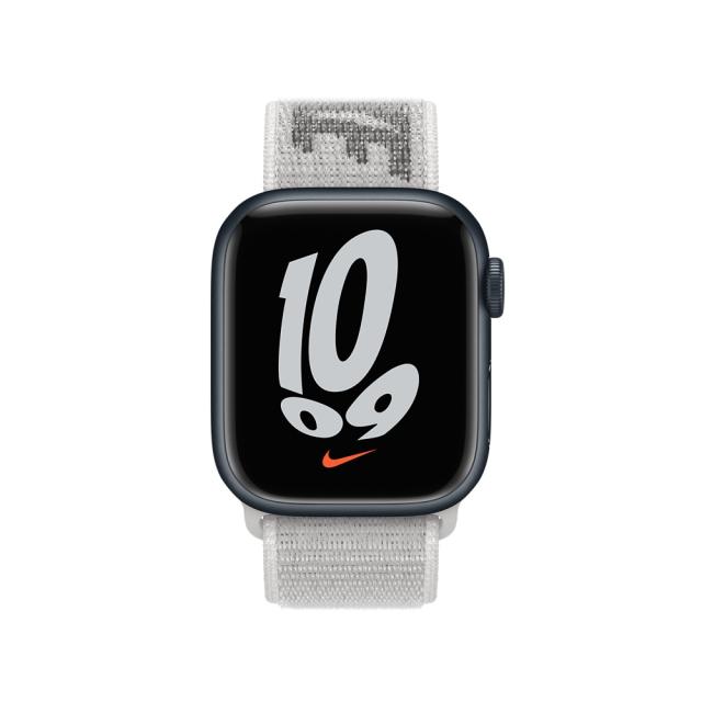 Каишка за часовник Apple Watch 41mm Summit White Nike Sport Loop - Regular