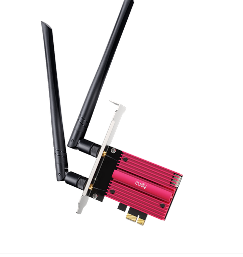 Безжична мрежова карта Cudy WE9300, Tri-Band Wi-Fi 7,  2.4/5.0/6.0GHz, 688+2882+5760 Mbps, Bluetooth 5.4 