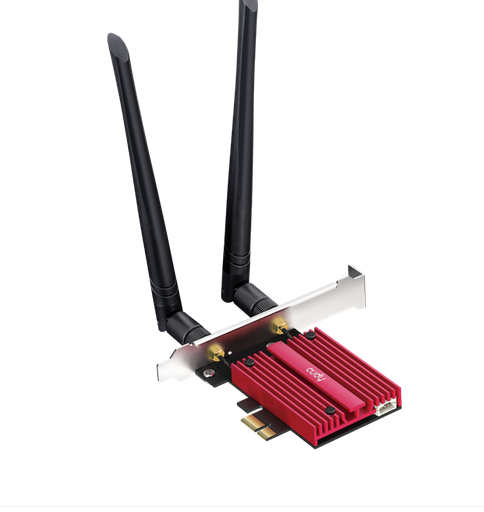 Безжична мрежова карта Cudy WE9300, Tri-Band Wi-Fi 7,  2.4/5.0/6.0GHz, 688+2882+5760 Mbps, Bluetooth 5.4 