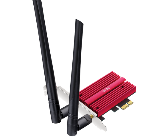 Безжична мрежова карта Cudy WE9300, Tri-Band Wi-Fi 7,  2.4/5.0/6.0GHz, 688+2882+5760 Mbps, Bluetooth 5.4 