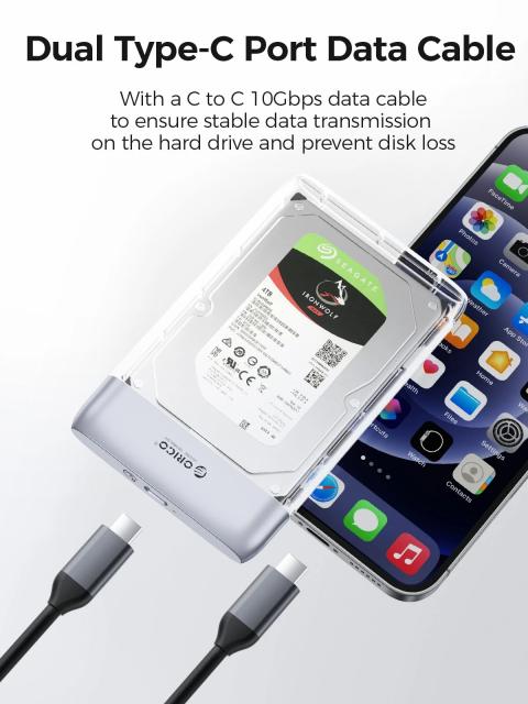Кутия Orico TX25C3 HDD / SSD 2.5" (6.35 cm), USB Type-C 5Gbps