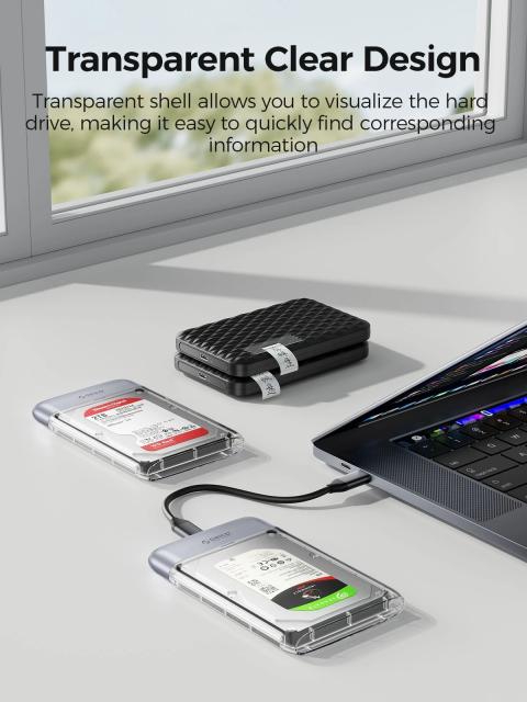 Кутия Orico TX25C3 HDD / SSD 2.5" (6.35 cm), USB Type-C 5Gbps