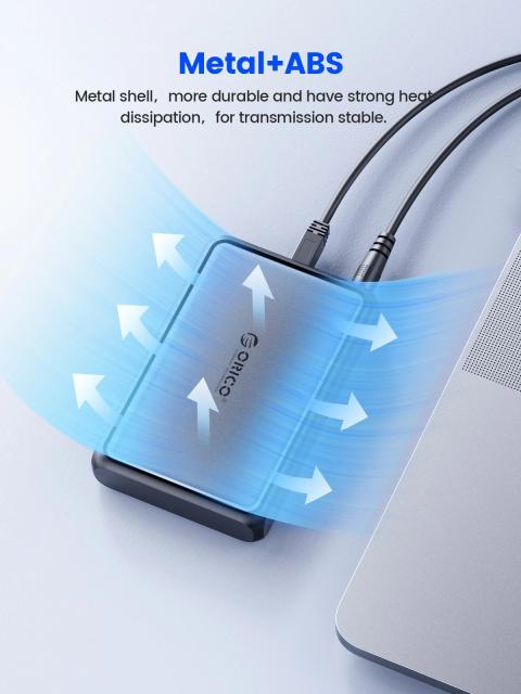 Кутия Orico DDL35-C3 HDD 3.5" (8.89 cm), USB Type-C Black