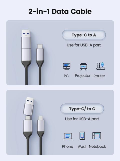 Кутия Orico DDL25-C3 HDD / SSD 2.5" (6.35 cm), USB A/Type-C Black