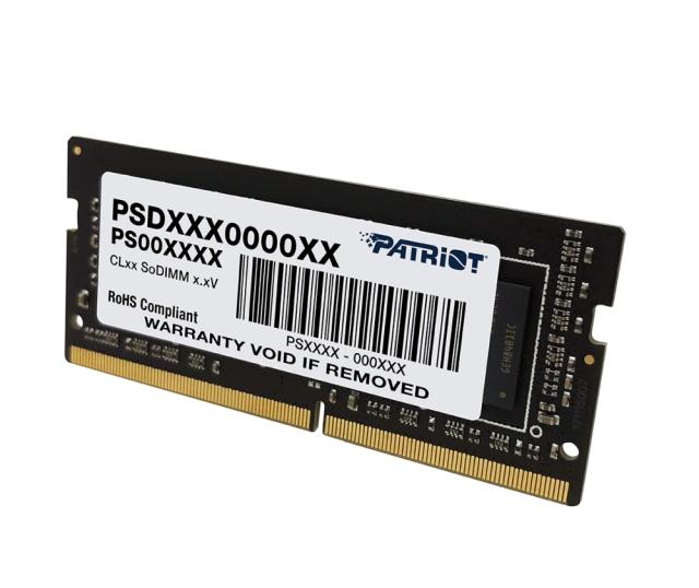 Памет Patriot Signature 4GB DDR4 2400Mhz SODIMM, 1.2V