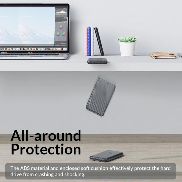 Кутия Orico 25PW1C HDD / SSD 2.5" (6.35 cm), USB Type-C Black