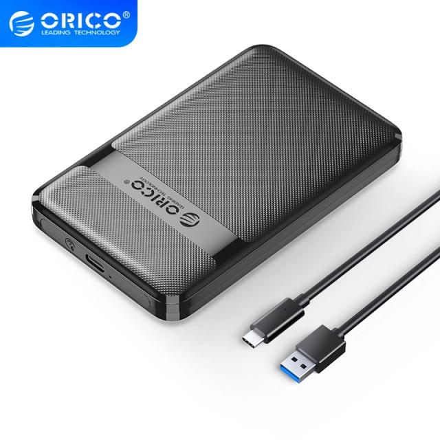 Кутия Orico HDD / SSD 2.5" (6.35 cm), USB Type-C Black