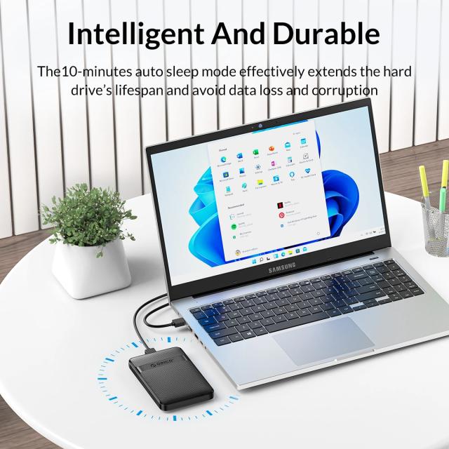 Кутия Orico HDD / SSD 2.5" (6.35 cm), USB Type-C Black