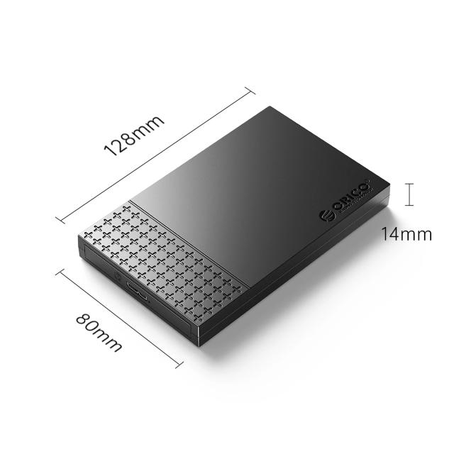 Кутия Orico HDD / SSD 2.5" (6.35 cm), USB3.0 Black