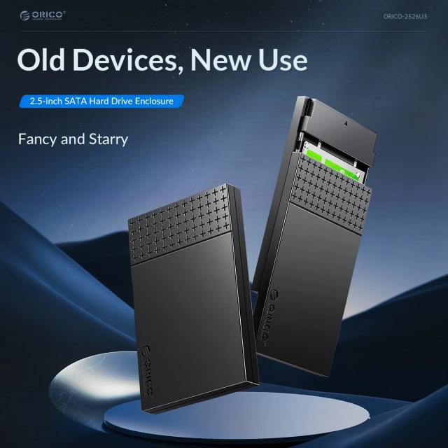 Кутия Orico HDD / SSD 2.5" (6.35 cm), USB3.0 Black