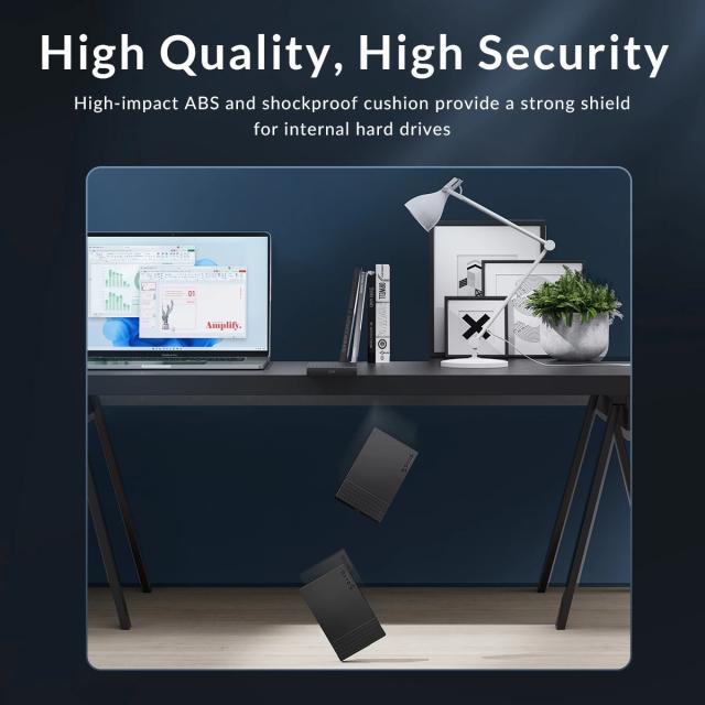 Кутия Orico HDD / SSD 2.5" (6.35 cm), USB3.0 Black