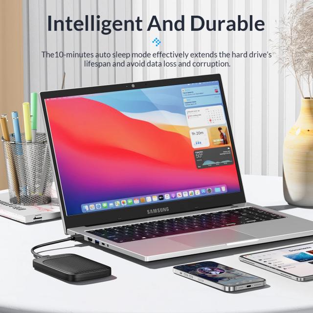 Кутия Orico HDD / SSD 2.5"(6.35 cm), USB Type-C