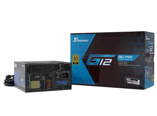 Захранване SEASONIC G12 GC-750 V2, 750W, Active PFC, 80 PLUS GOLD
