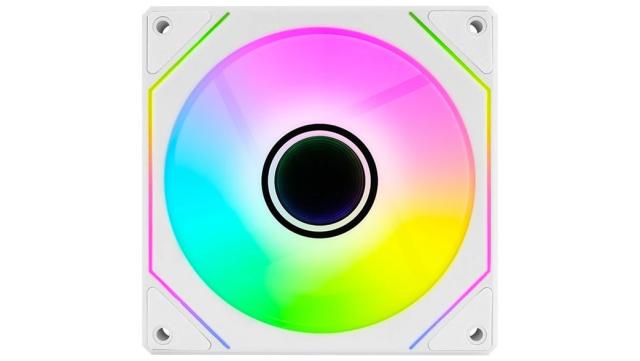 Вентилатор AeroCool 120mm Phantom M-3, 3 pin/4 pin PWM - Infinity Mirror ARGB - White