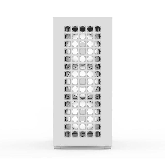 Кутия AeroCool D502A White, Addressable RGB, Middle Tower, 2 x USB 3.0, 1 x USB Type-C, HD Audio x 1, ATX/mATX/Mini-ITX
