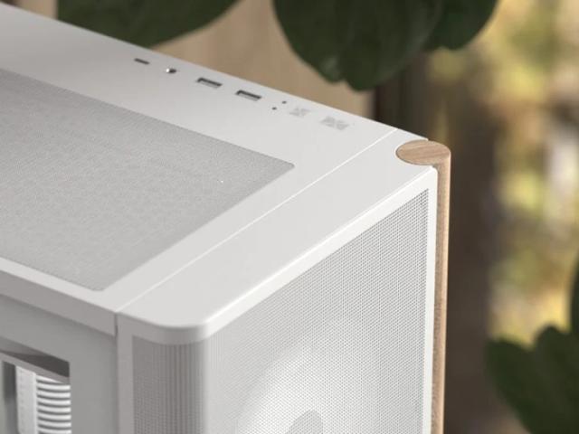 Кутия AeroCool D501A Black, Addressable RGB, Wood, Middle Tower, 2 x USB 3.0, 1 x USB Type-C, HD Audio x 1, ATX/mATX/Mini-ITX