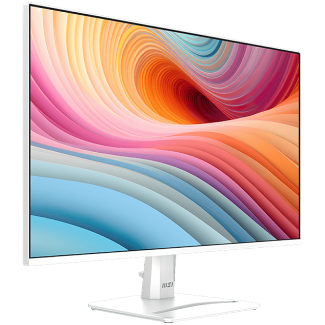 Монитор MSI PRO MP275W E2, 27" (68.58cm) FHD IPS Anti-glare, 120Hz, 1ms, 1500:1, 300cd/m2, Speakers, 1x DP, 1x HDMI, 1x D-Sub
