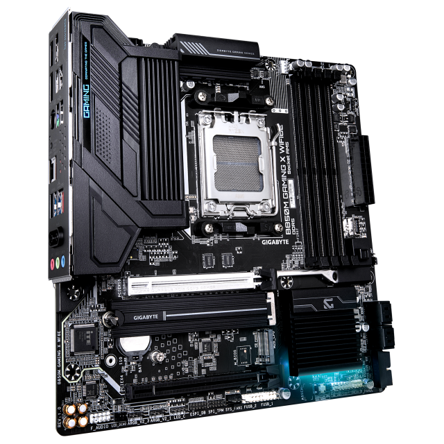 Дънна платка Gigabyte B850M GAMING X WIFI6E, AM5, 4x DDR5, 2x M.2 NVMe, 4x SATA 6Gb/s, HDMI, 2x DP, mATX 