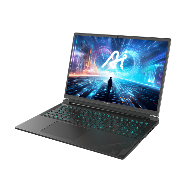 Лаптоп GIGABYTE G6X 9KG-43EE894SD, Intel Core i7-13650HX 14C (1.9/4.9GHz, 24MB Cache), 16" (40.64 см) Full HD+, NVIDIA RTX4060 8GB GDDR6, 16GB DDR5, 1TB SSD NVMe, Free DOS