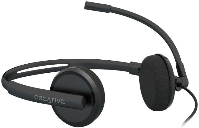 Слушалки с микрофон Creative HS-220, 100–20,000 Hz. USB 2.0 