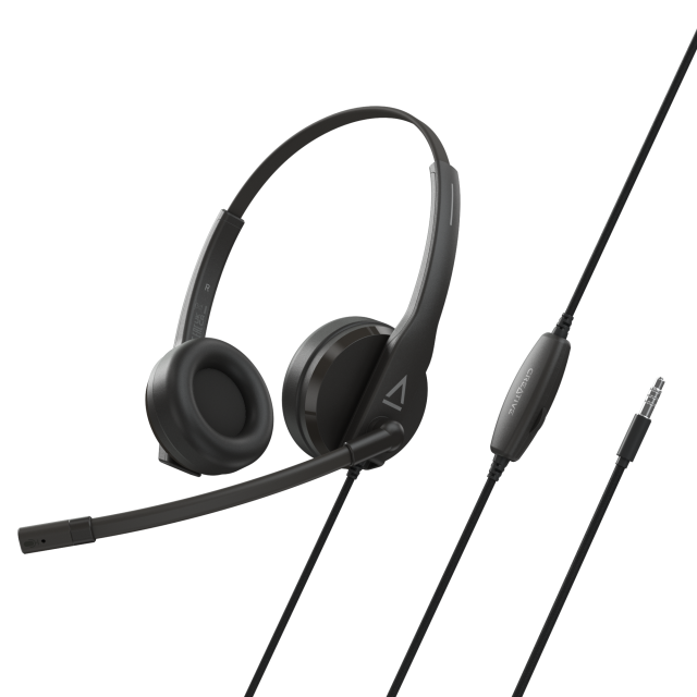 Слушалки с микрофон Creative HS-230, 100–20,000 Hz, USB-A, 3.5 mm AUX