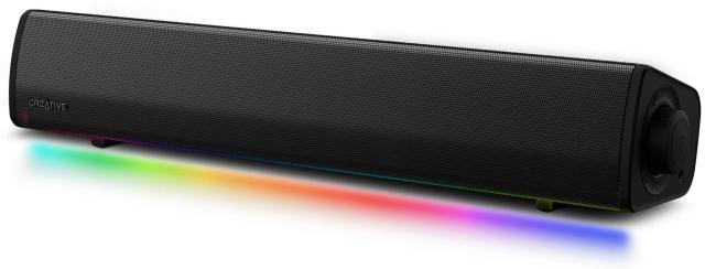 Озвучителна система Creative Sound Blaster GS3 RGB, 12W RMS, Bluetooth 5.4, 3.5 mm AUX input, USB Type-C