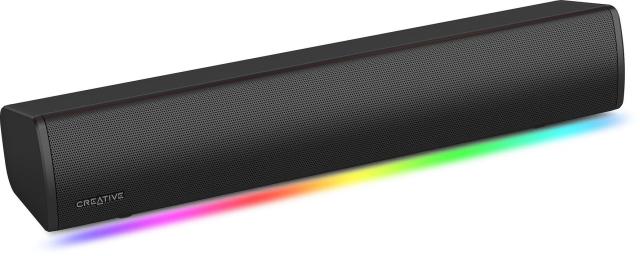 Озвучителна система Creative Sound Blaster GS3 RGB, 12W RMS, Bluetooth 5.4, 3.5 mm AUX input, USB Type-C