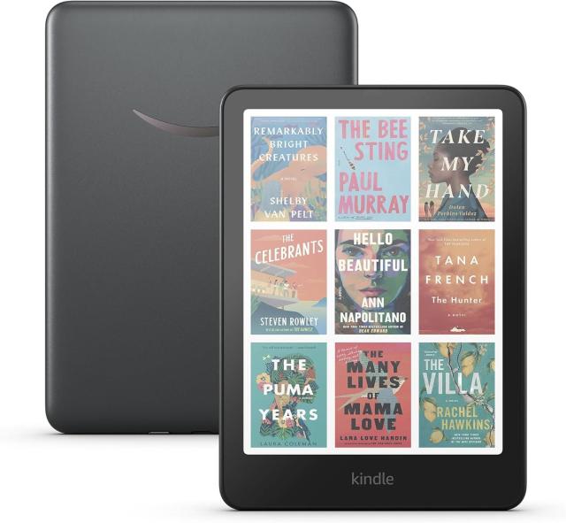 eBook четец Kindle Colorsoft  Signature Edition (2024), 7" (17.8 cm), 300 ppi, 32GB, Wireless / Bluetooth/ USB Type-C, Metalilic Black