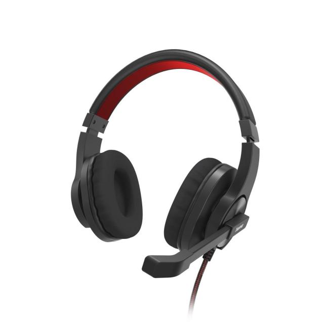 Слушалки с микрофон HAMA HS-USB400 V2, 20 - 20 000Hz, USB, черно