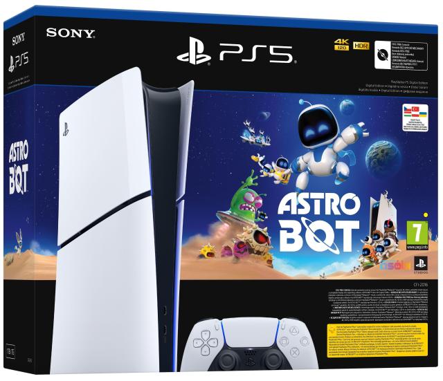 Конзола SONY PlayStation 5 (Slim) Digital Edition - Astro Bot Bundle