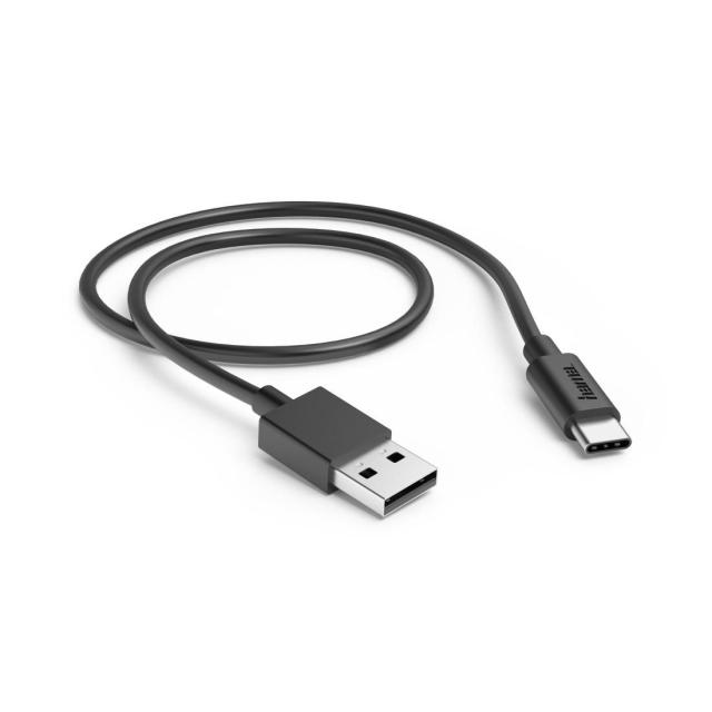 HAMA Кабел  USB Type-C - USB-А, 0,5 м, 480Мbit/ 3А, черен