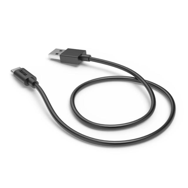 HAMA Кабел  USB Type-C - USB-А, 0,5 м, 480Мbit/ 3А, черен