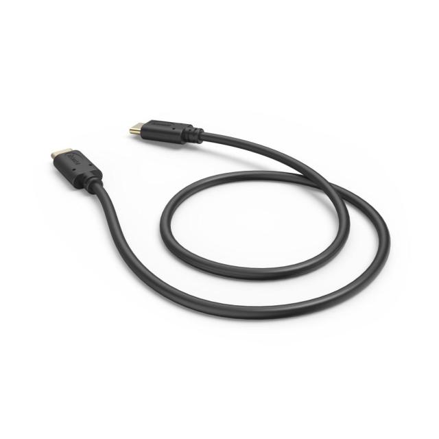HAMA Кабел за зареждане, USB-C - USB-C, 0,5 м, черен