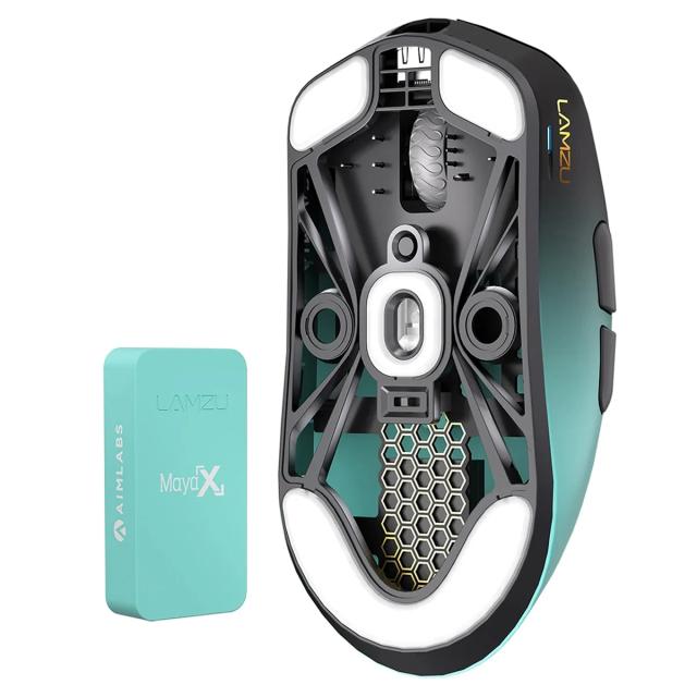 Mишка Lamzu MAYA X 8K Aimlabs Edition, Wireless, Оптична, 30 000 dpi