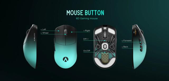Mишка Lamzu MAYA X 8K Aimlabs Edition, Wireless, Оптична, 30 000 dpi