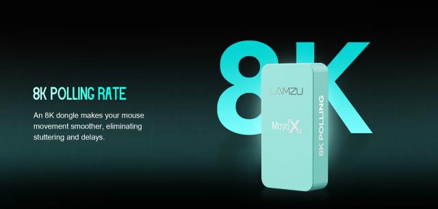 Mишка Lamzu MAYA X 8K Aimlabs Edition, Wireless, Оптична, 30 000 dpi