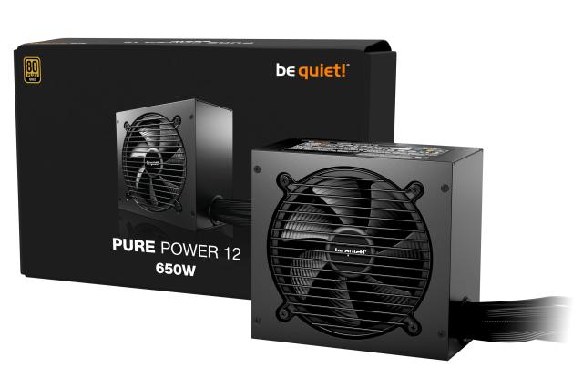 Захранване be quiet! PURE POWER 12 650W, Active PFC, ATX 3.1, 80 PLUS GOLD