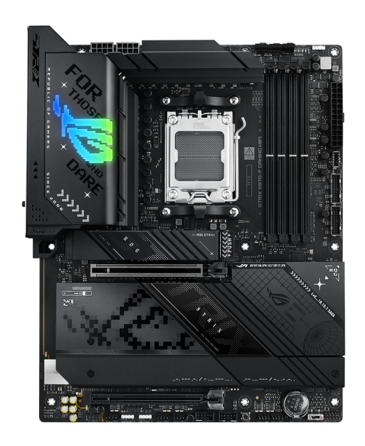 Дънна платка ASUS ROG STRIX X870-A GAMING WIFI 7, AM5, 4x DDR5, PCI-E 5.0, 4x M.2, 2x SATA, USB Type-C, HDMI, DP, ATX