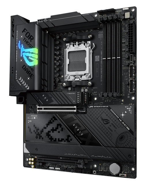 Дънна платка ASUS ROG STRIX X870-A GAMING WIFI 7, AM5, 4x DDR5, PCI-E 5.0, 4x M.2, 2x SATA, USB Type-C, HDMI, DP, ATX
