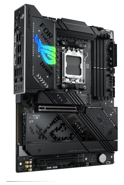 Дънна платка ASUS ROG STRIX X870-A GAMING WIFI 7, AM5, 4x DDR5, PCI-E 5.0, 4x M.2, 2x SATA, USB Type-C, HDMI, DP, ATX