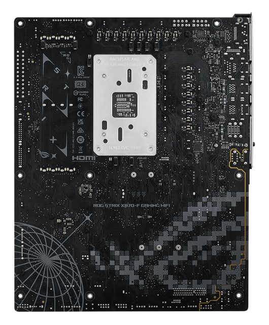 Дънна платка ASUS ROG STRIX X870-A GAMING WIFI 7, AM5, 4x DDR5, PCI-E 5.0, 4x M.2, 2x SATA, USB Type-C, HDMI, DP, ATX