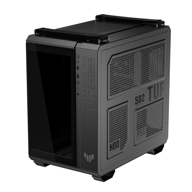 Кутия ASUS TUF Gaming GT502 Horizon ARGB Black Edition, Mid Tower, 3 x USB 3.2, 1 x USB Type-C, 1 x headphone / Microphone, ATX, Micro-ATX, Mini-ITX