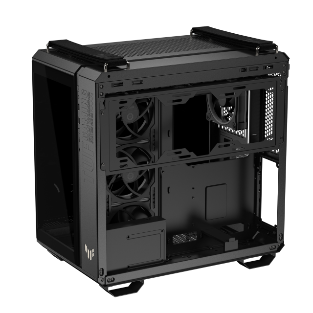 Кутия ASUS TUF Gaming GT502 Horizon ARGB Black Edition, Mid Tower, 3 x USB 3.2, 1 x USB Type-C, 1 x headphone / Microphone, ATX, Micro-ATX, Mini-ITX