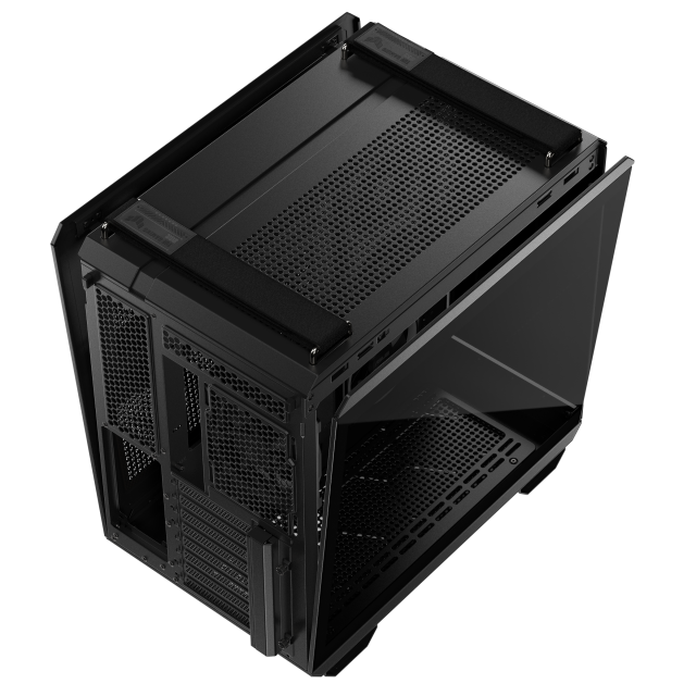 Кутия ASUS TUF Gaming GT502 Horizon ARGB Black Edition, Mid Tower, 3 x USB 3.2, 1 x USB Type-C, 1 x headphone / Microphone, ATX, Micro-ATX, Mini-ITX