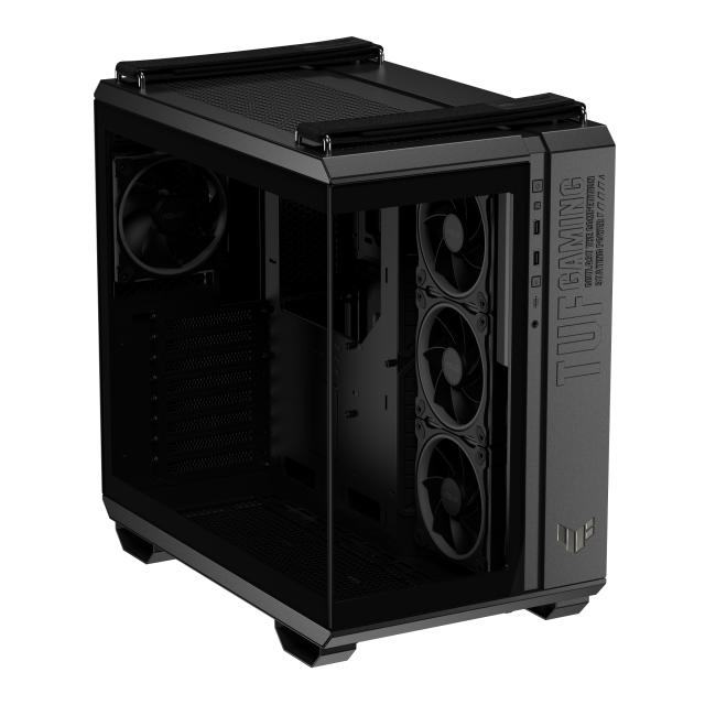 Кутия ASUS TUF Gaming GT502 Horizon ARGB Black Edition, Mid Tower, 3 x USB 3.2, 1 x USB Type-C, 1 x headphone / Microphone, ATX, Micro-ATX, Mini-ITX
