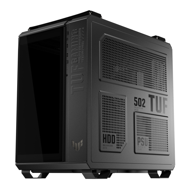 Кутия ASUS TUF Gaming GT502 Horizon ARGB Black Edition, Mid Tower, 3 x USB 3.2, 1 x USB Type-C, 1 x headphone / Microphone, ATX, Micro-ATX, Mini-ITX