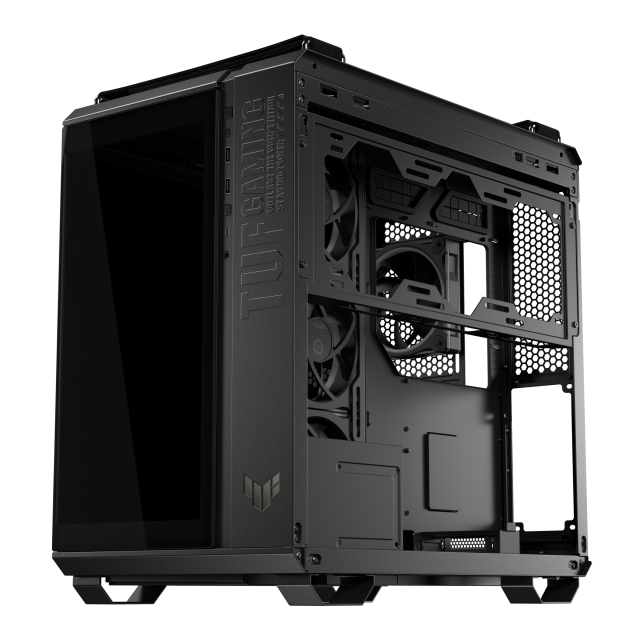 Кутия ASUS TUF Gaming GT502 Horizon ARGB Black Edition, Mid Tower, 3 x USB 3.2, 1 x USB Type-C, 1 x headphone / Microphone, ATX, Micro-ATX, Mini-ITX
